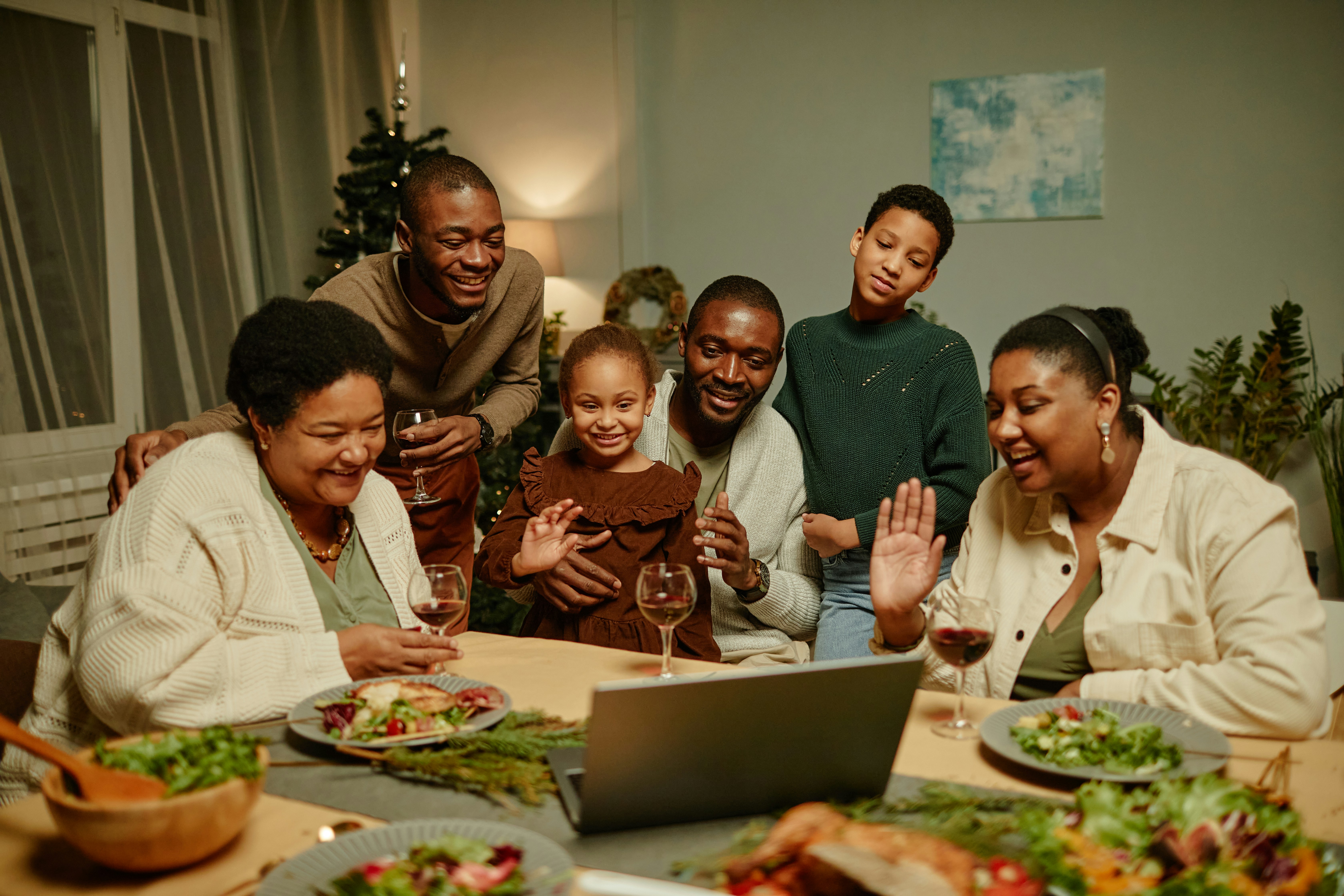 Family enjoying the Festive Season