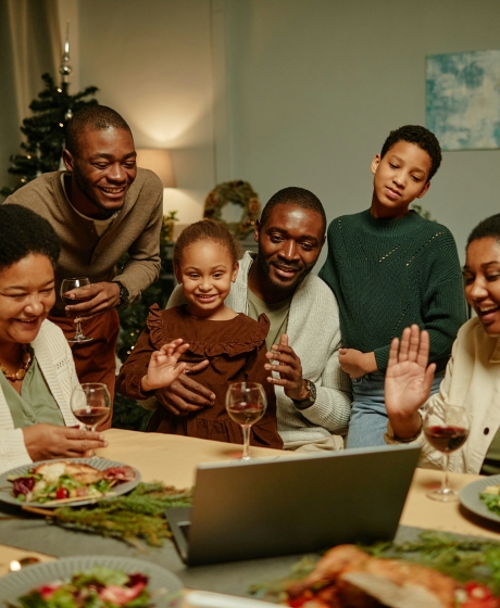 Family enjoying the Festive Season